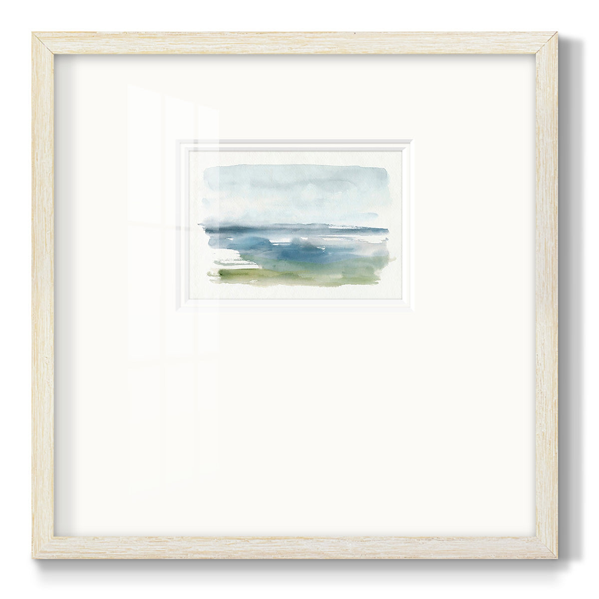 Coastline Splash IV Premium Framed Print Double Matboard