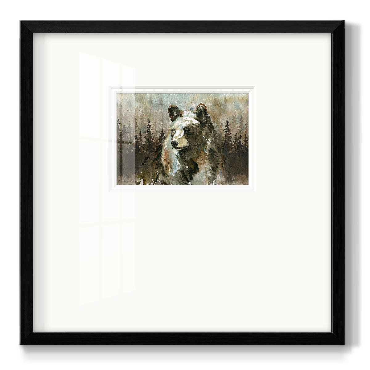 Lodge Twilight II - Double Matboard Framed Print
