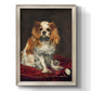 A King Charles Spaniel - Ornate Framed Canvas Print