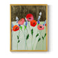 Poppy Party - Restickable Framed Art Print