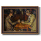The Card Players - Ornate Framed Canvas Print
