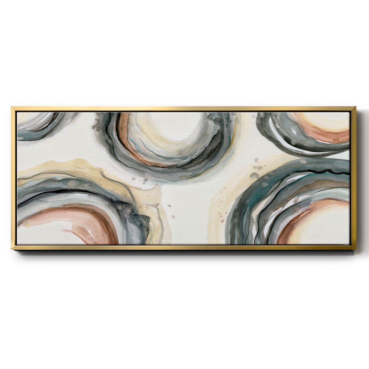 Elasticity - Floater Framed Canvas Print