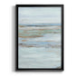 Muted Misty Marsh I - Modern Framed Canvas Print