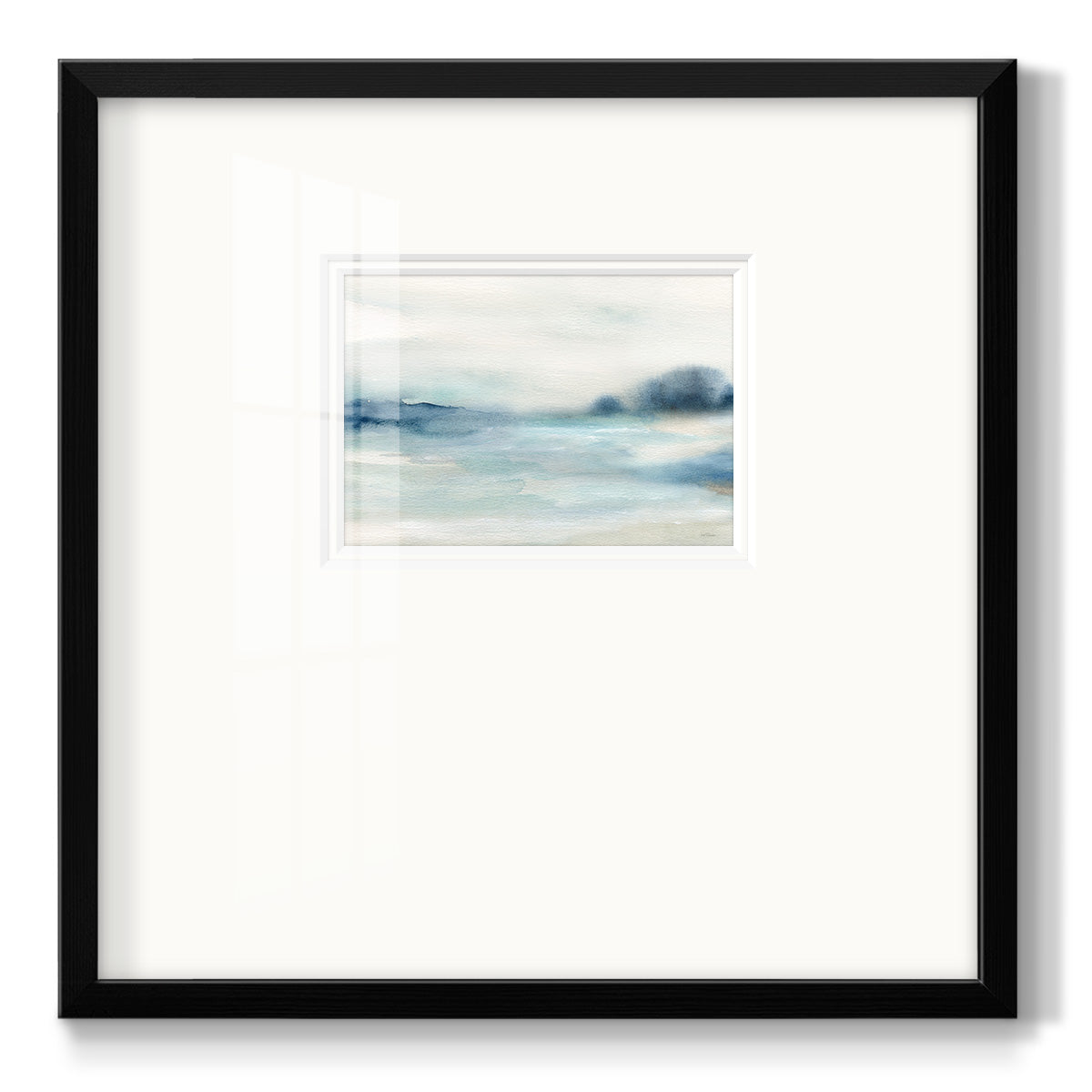 Simply Soft Morning Premium Framed Print Double Matboard