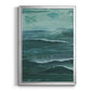 Sandbar Break II - Modern Framed Canvas Print