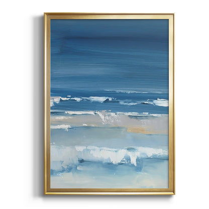 Coastal Colors I - Modern Framed Canvas Print