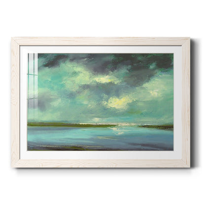 Lagoon - Barnwood Framed Art Print
