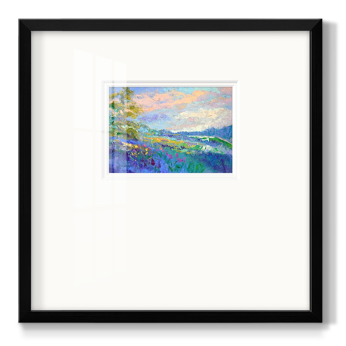 On a Happy Day - Double Matboard Framed Print