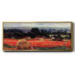 The Poppy Blumenfeld (The Barn) - Floater Framed Canvas Print