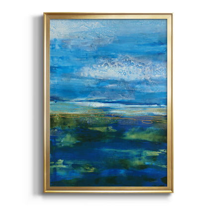 Island Groove - Modern Framed Canvas Print