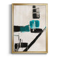 Geometry Notes I - Modern Framed Canvas Print