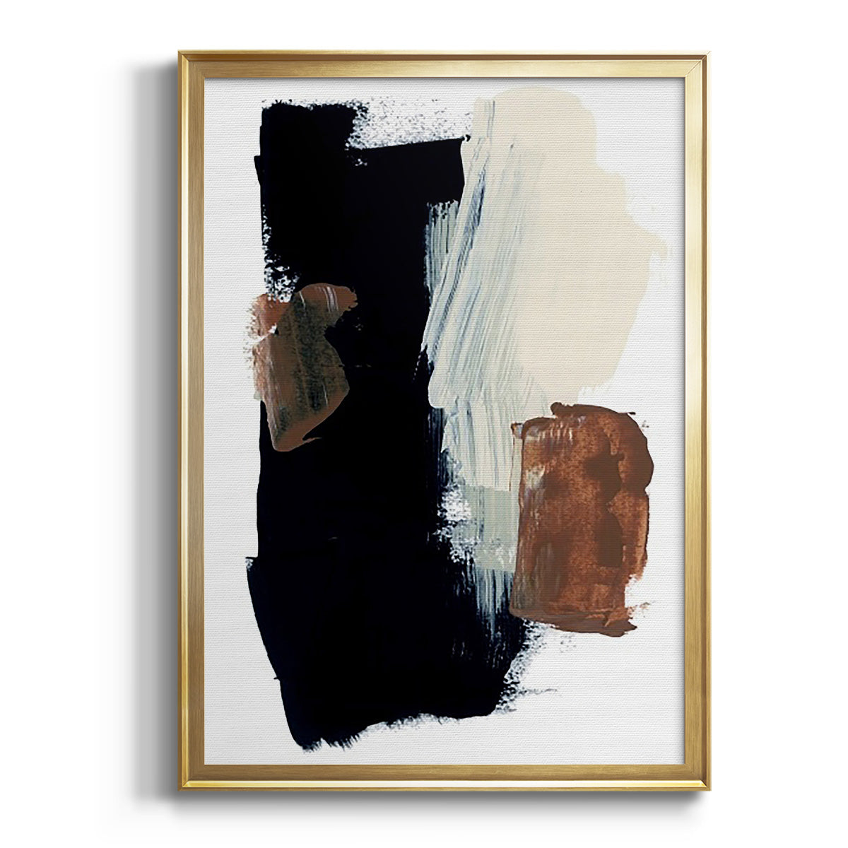 Goldenrod Patch I - Modern Framed Canvas Print