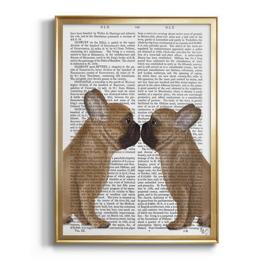 French Kiss Close Up - Modern Framed Canvas Print