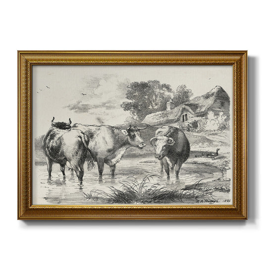 Rural Charms I Premium Framed Canvas- Ready to Hang