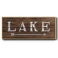 To the Lake - Floater Framed Canvas Print