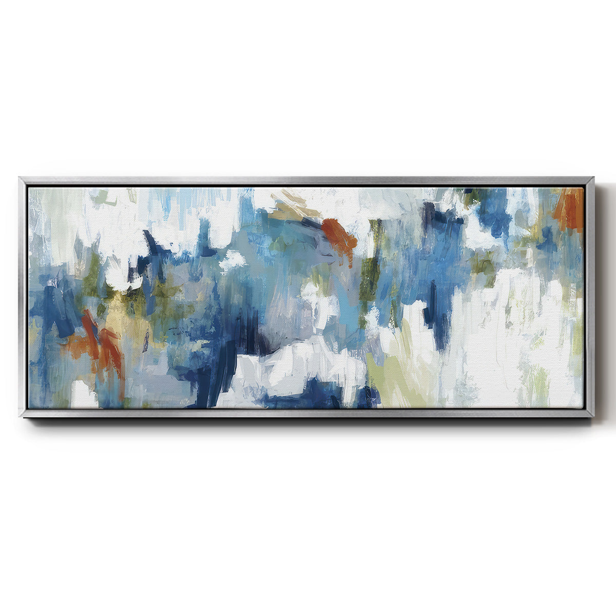 Color Falls - Floater Framed Canvas Print