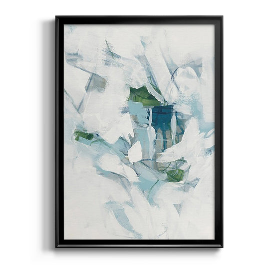 Ice Cavern III - Modern Framed Canvas Print