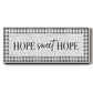 Hope Sweet Hope - Floater Framed Canvas Print