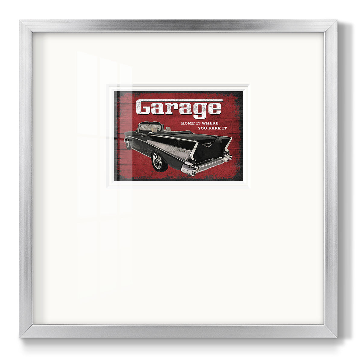 The Garage - Double Matboard Framed Print