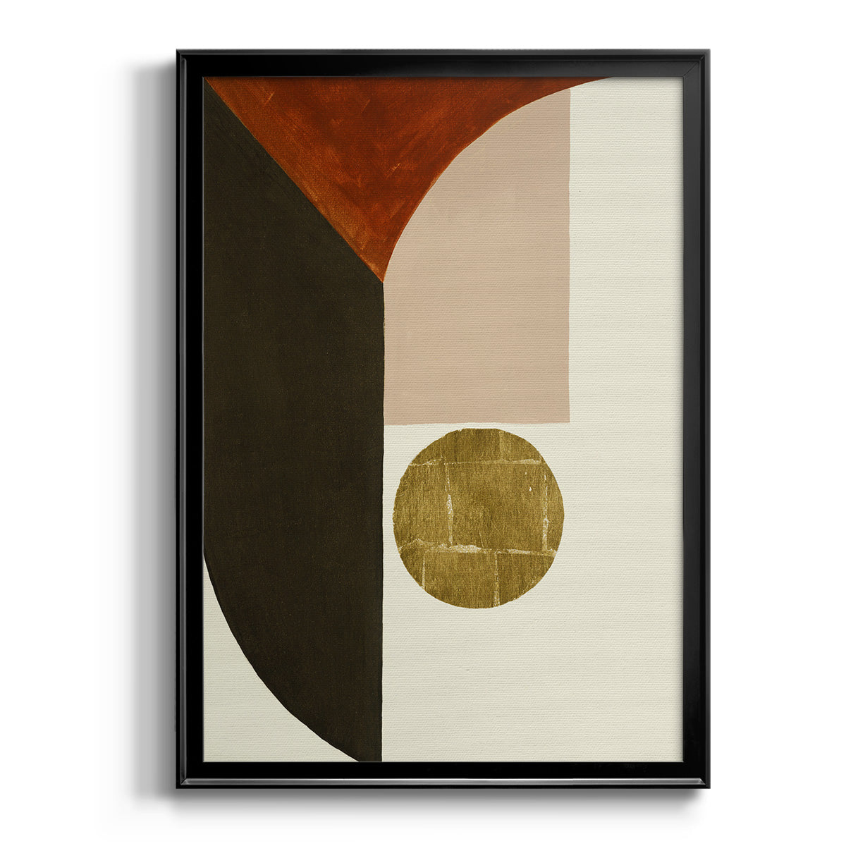 High Notes II - Modern Framed Canvas Print