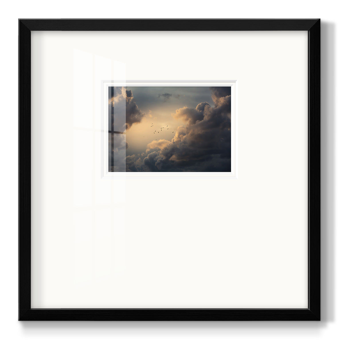 Soaring High Above Premium Framed Print Double Matboard