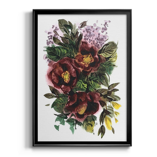 Garden Bouquets II - Modern Framed Canvas Print
