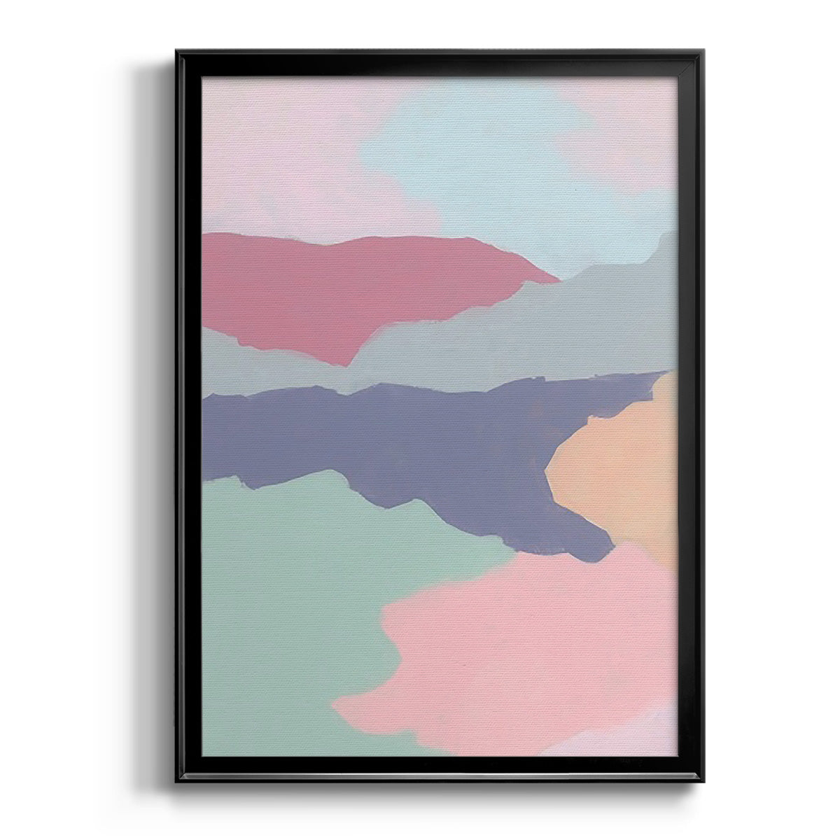 Desert Prism II - Modern Framed Canvas Print