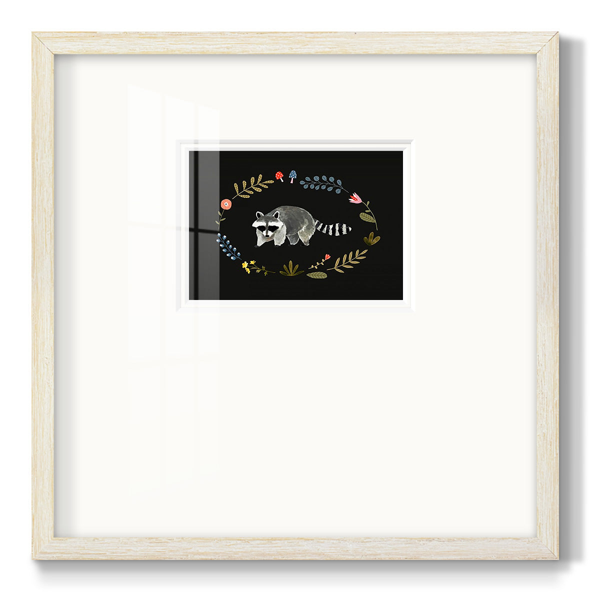 Critter & Foliage IV Premium Framed Print Double Matboard