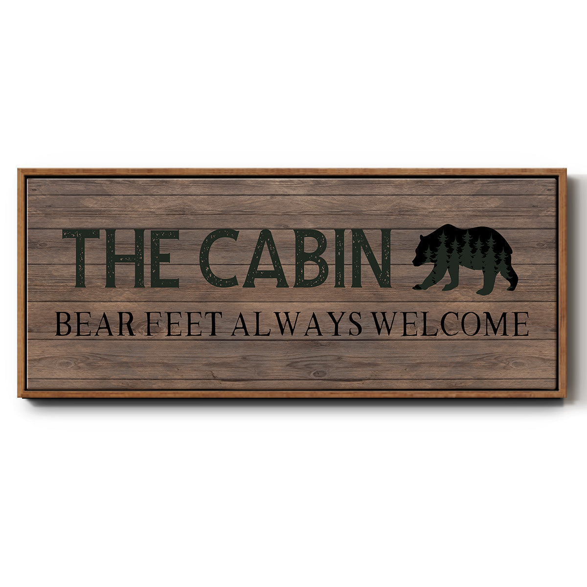 Bear Feet - Floater Framed Canvas Print