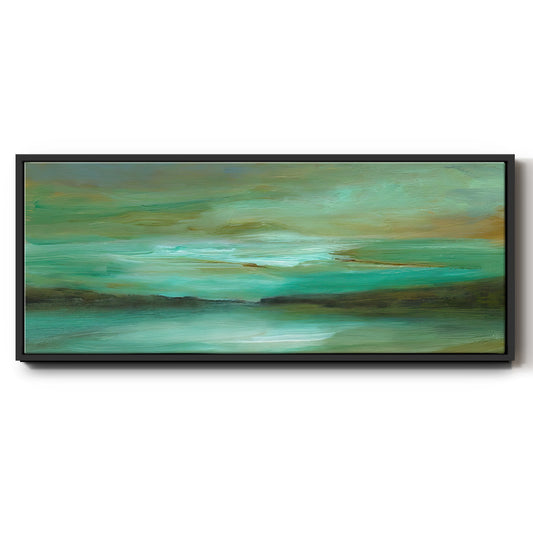 Hidden Cove - Floater Framed Canvas Print