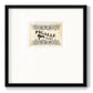 Antique French Label III - Double Matboard Framed Print
