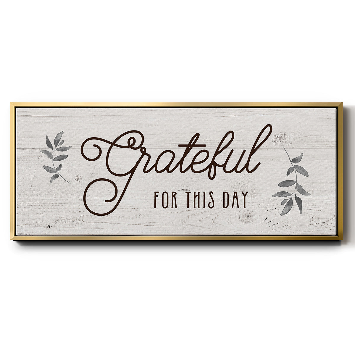 For this Day - Floater Framed Canvas Print