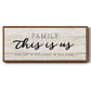 This is Us - Floater Framed Canvas Print
