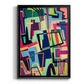 Connected Colors II - Modern Framed Canvas Print