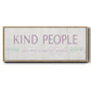 Kind People - Floater Framed Canvas Print