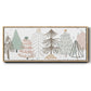 Christmas Tree Sketchbook - Floater Framed Canvas Print