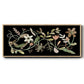 Pressed Flowers I - Floater Framed Canvas Print