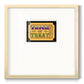 Trick or Treat Ticket - Double Matboard Framed Print