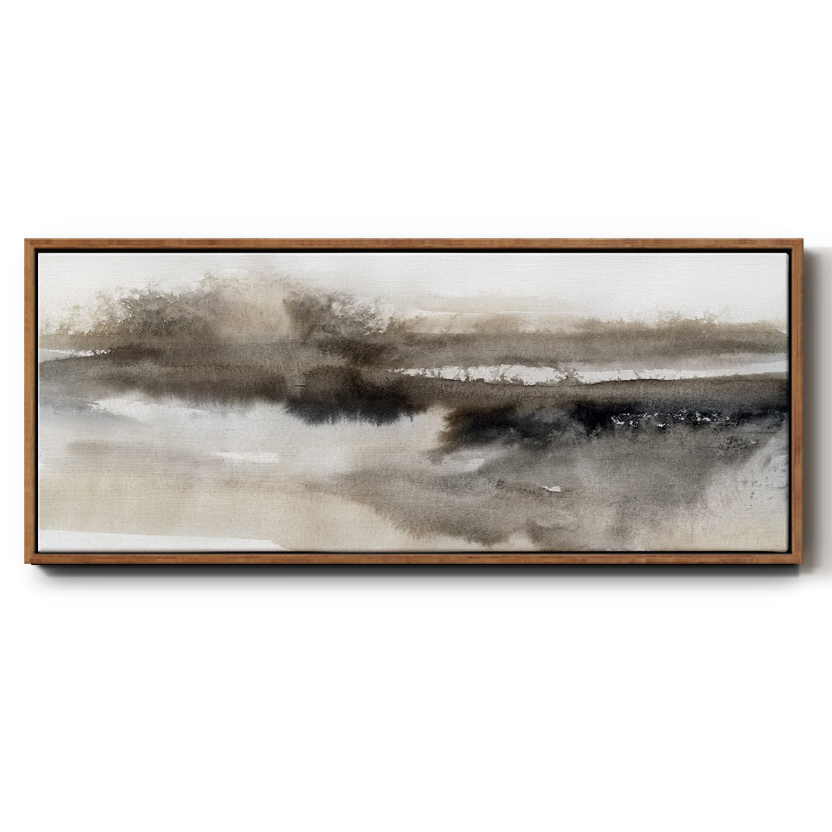 Serenity Lake - Floater Framed Canvas Print