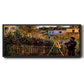 Monet Painting in His Garden in Argenteuil - Floater Framed Canvas Print