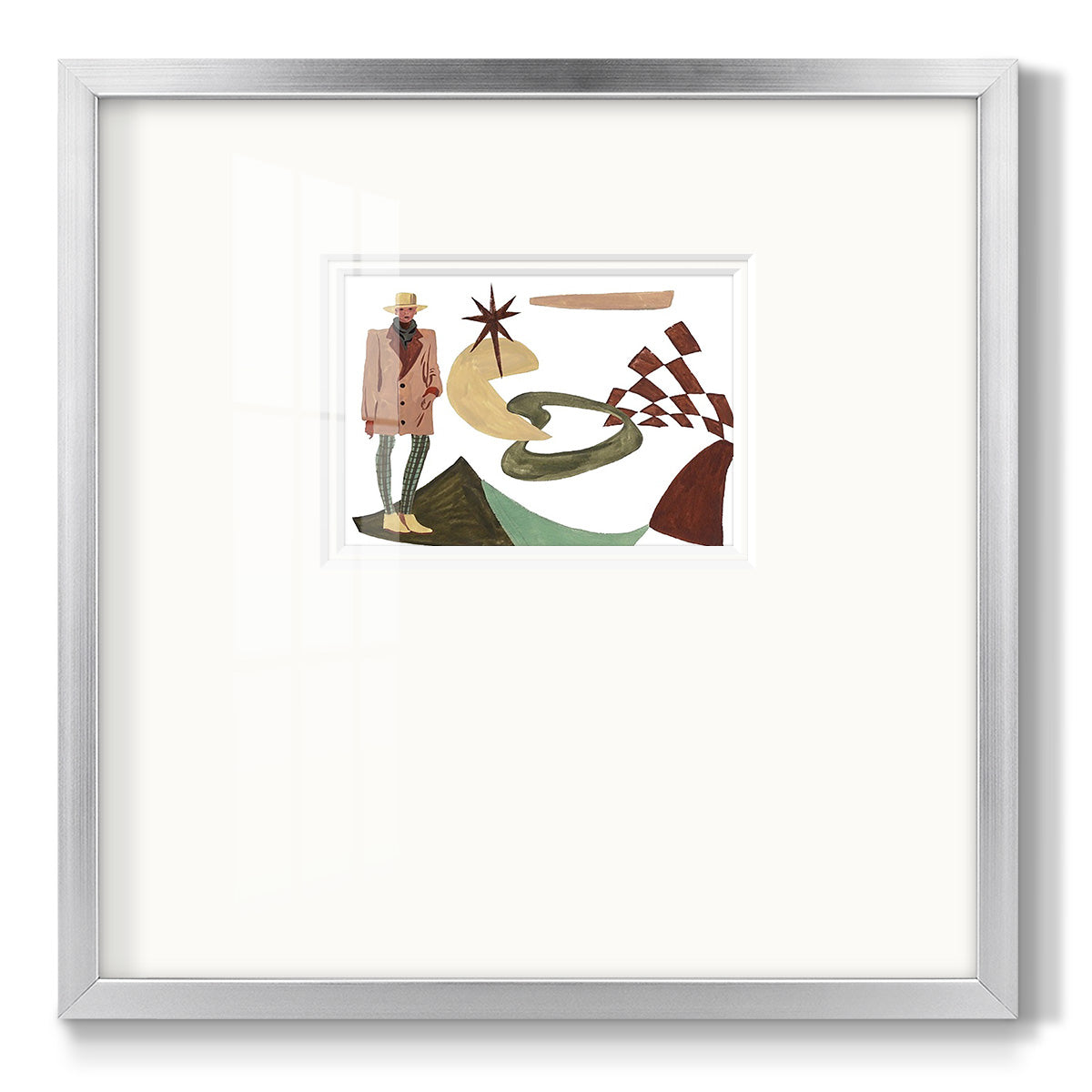 Vintage Vibes IV - Double Matboard Framed Print
