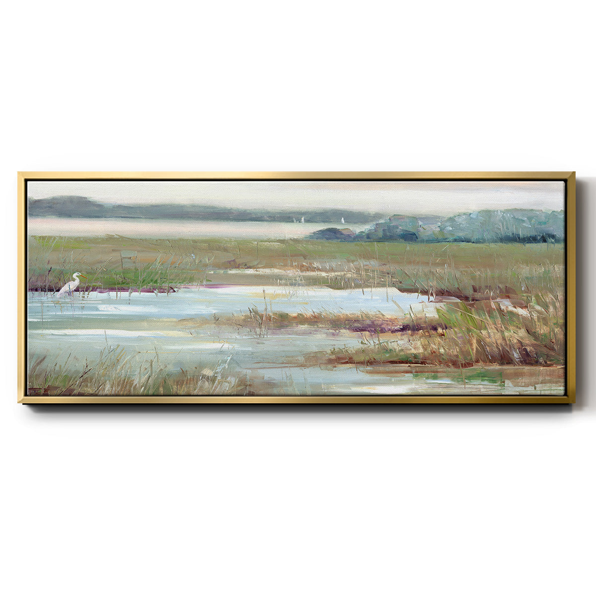 Early Morning Magic - Floater Framed Canvas Print