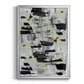 Tiles & Texture Abstract Angles III - Modern Framed Canvas Print