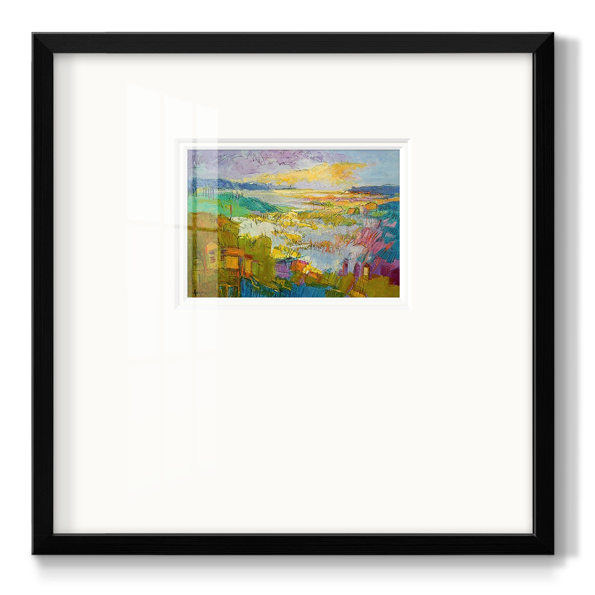 Diamond Girl Dances - Double Matboard Framed Print