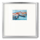 Primary Boats II - Double Matboard Framed Print
