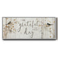 Grateful for this Day - Floater Framed Canvas Print