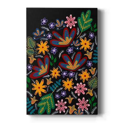 Muddled Flowers I - Canvas Art Print