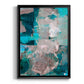 Impasto III - Modern Framed Canvas Print