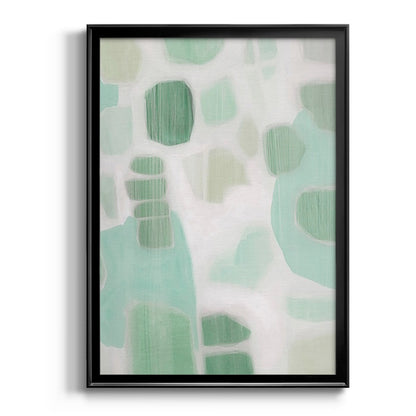 River Shapes I - Modern Framed Canvas Print