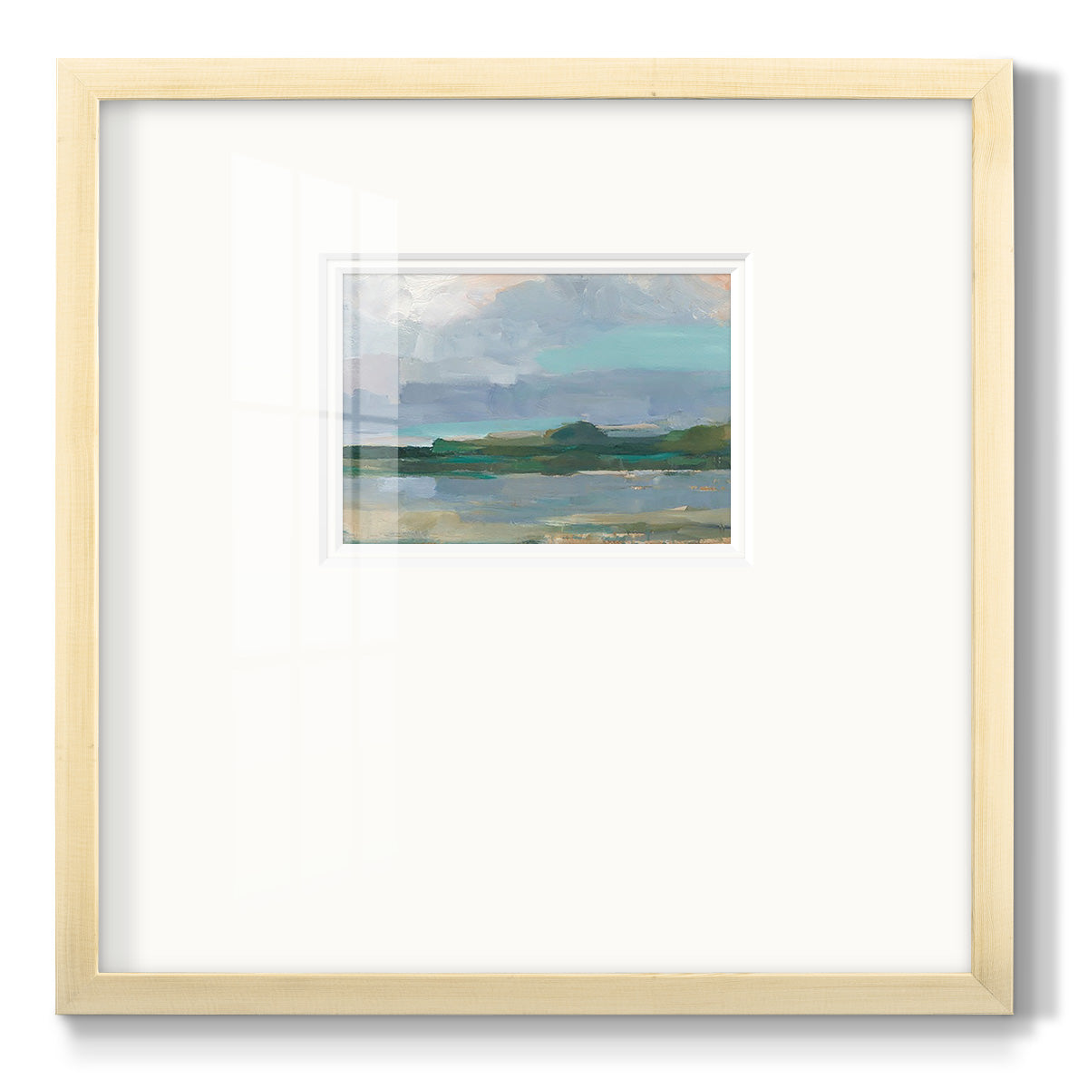 Twilight Vista Study I - Double Matboard Framed Print